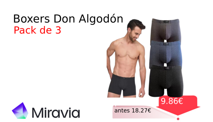 Boxers Don Algodón