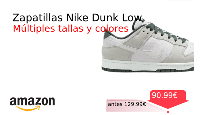 Zapatillas Nike Dunk Low