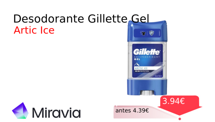 Desodorante Gillette Gel