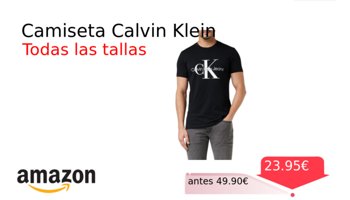 Camiseta Calvin Klein