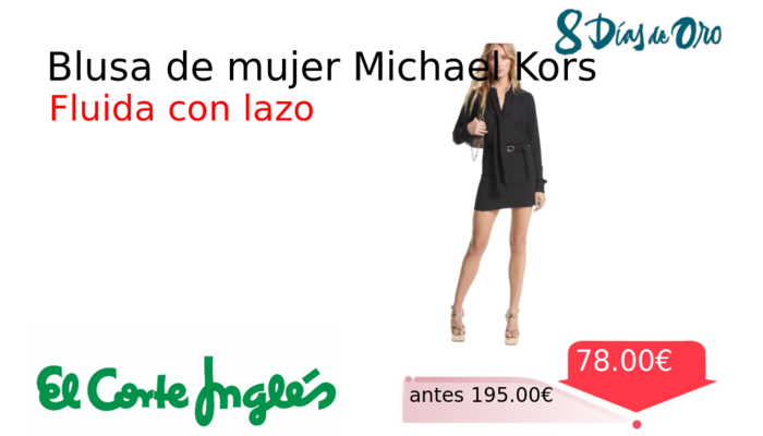 Blusa de mujer Michael Kors