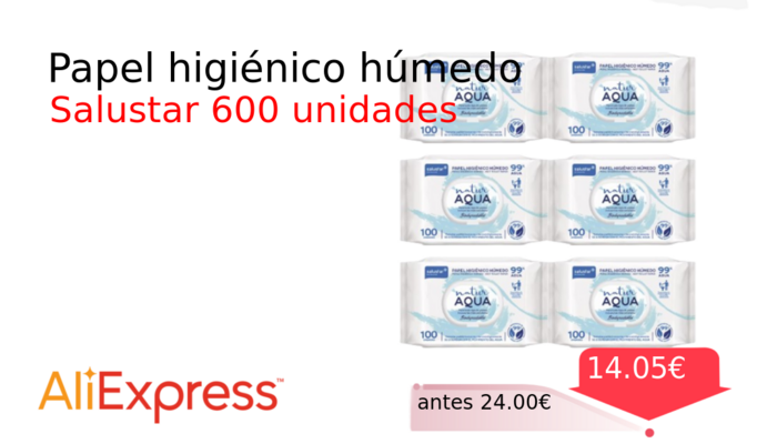 Papel higiénico húmedo