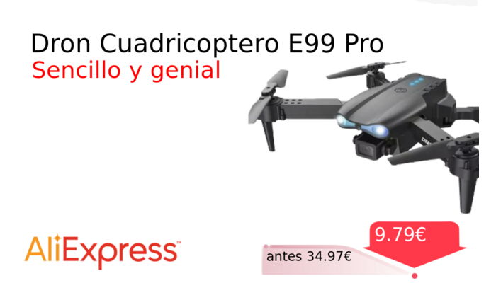 Dron Cuadricoptero E99 Pro