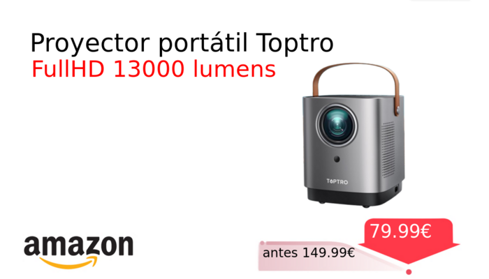 Proyector portátil Toptro