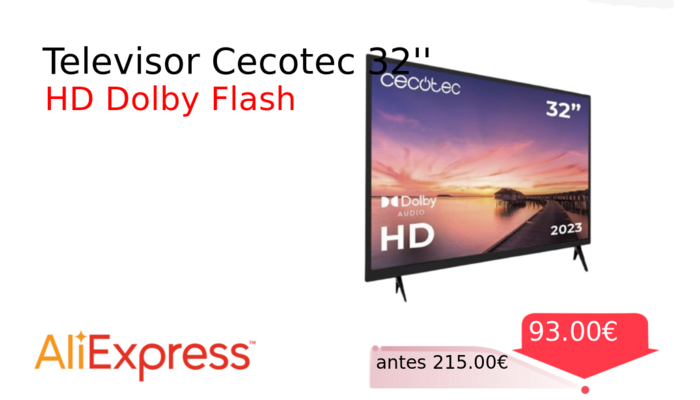 Televisor Cecotec 32''