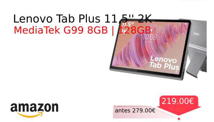 Lenovo Tab Plus 11,5'' 2K