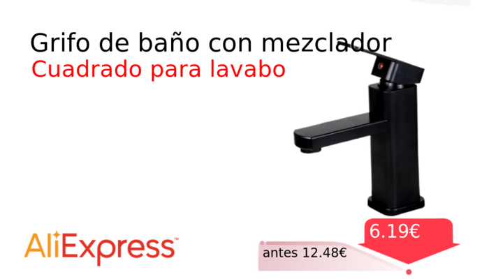 Grifo de baño con mezclador