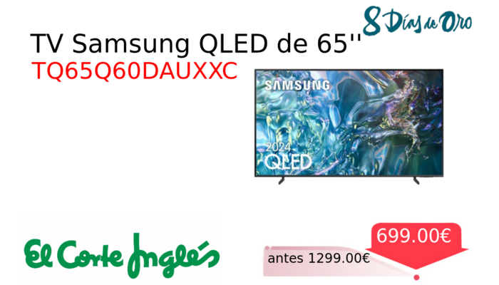 TV Samsung QLED de 65''