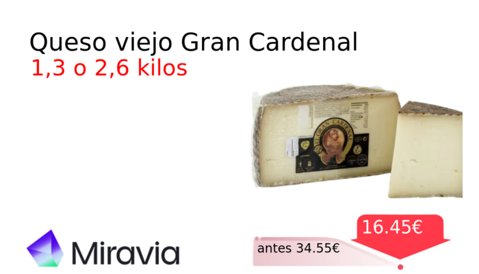 Queso viejo Gran Cardenal