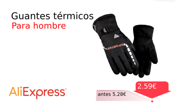 Guantes térmicos