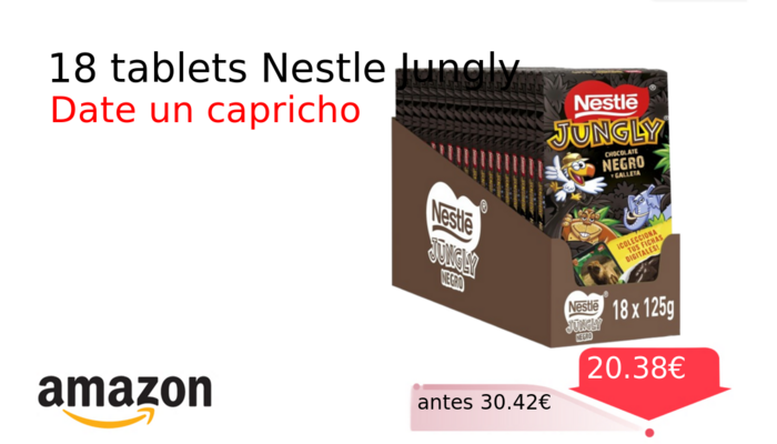 18 tablets Nestle Jungly