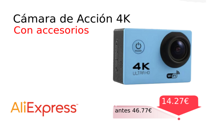 Cámara de Acción 4K