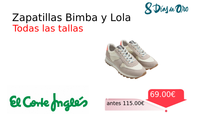 Zapatillas Bimba y Lola