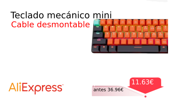 Teclado mecánico mini