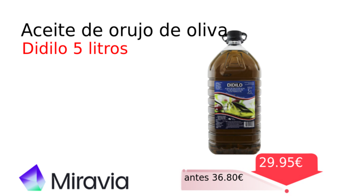 Aceite de orujo de oliva