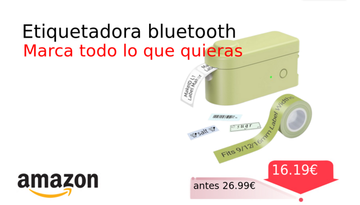 Etiquetadora bluetooth