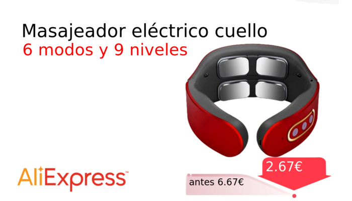 Masajeador eléctrico cuello