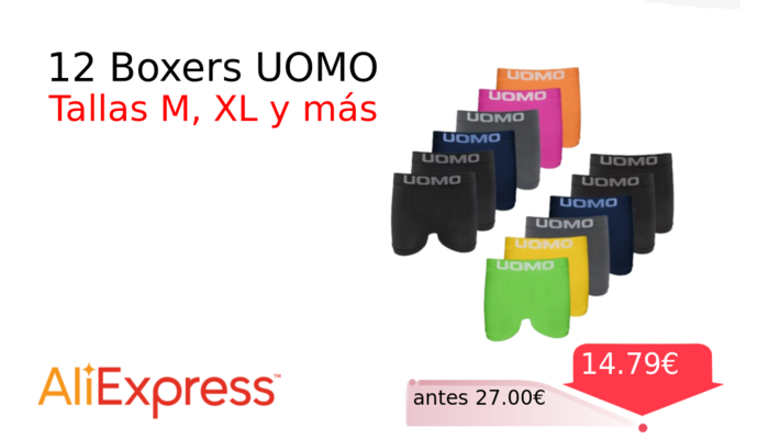 12 Boxers UOMO