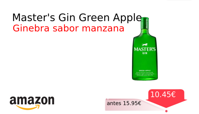 Master's Gin Green Apple