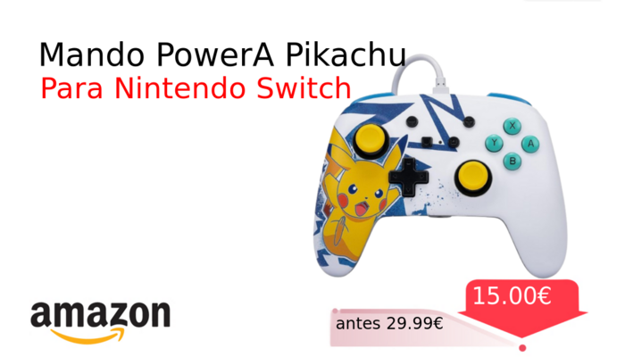 Mando PowerA Pikachu