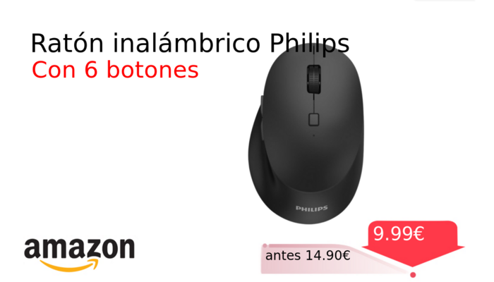 Ratón inalámbrico Philips