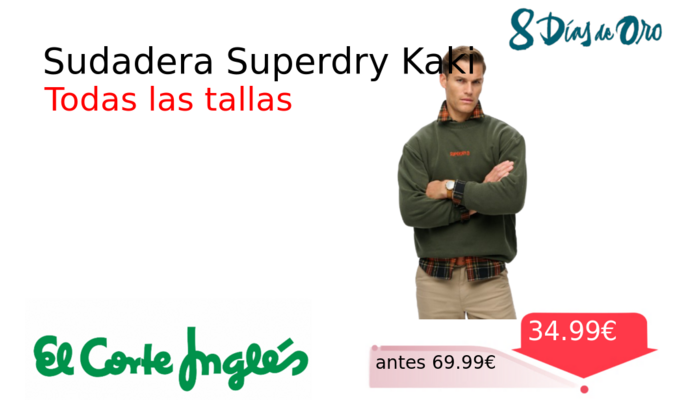 Sudadera Superdry Kaki