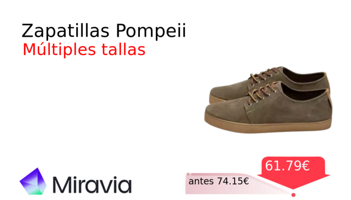 Zapatillas Pompeii