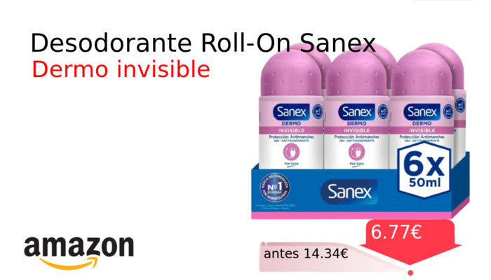 Desodorante Roll-On Sanex