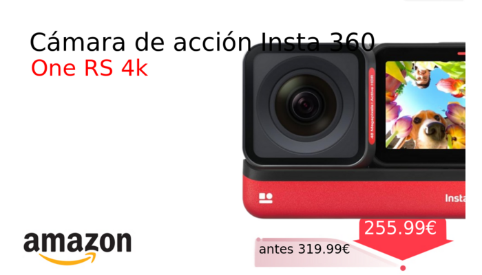 Cámara de acción Insta 360