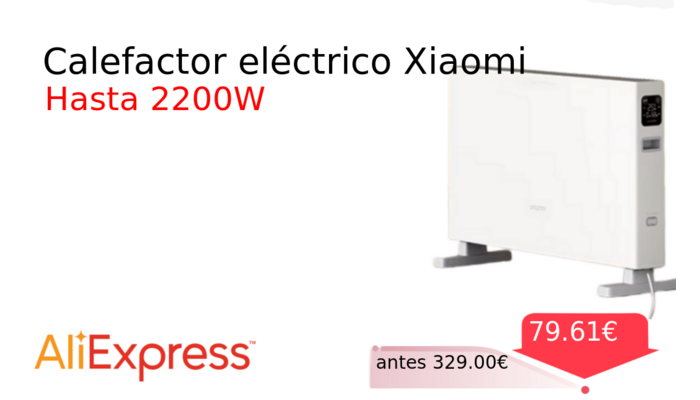 Calefactor eléctrico Xiaomi