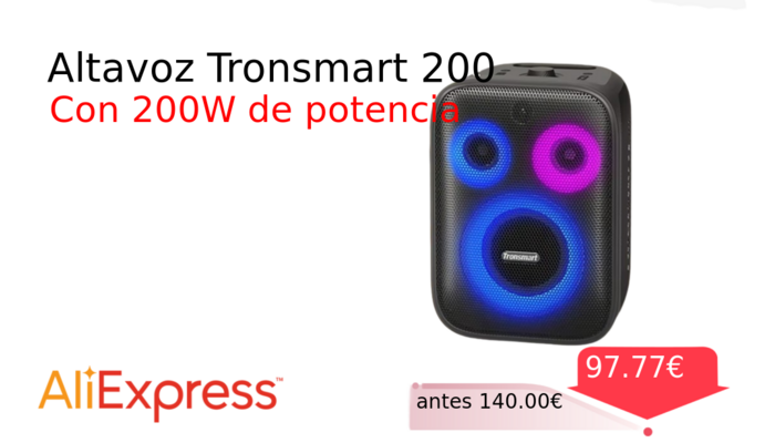 Altavoz Tronsmart 200