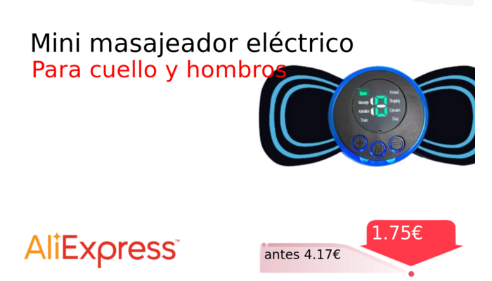 Mini masajeador eléctrico