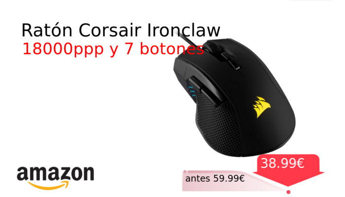 Ratón Corsair Ironclaw