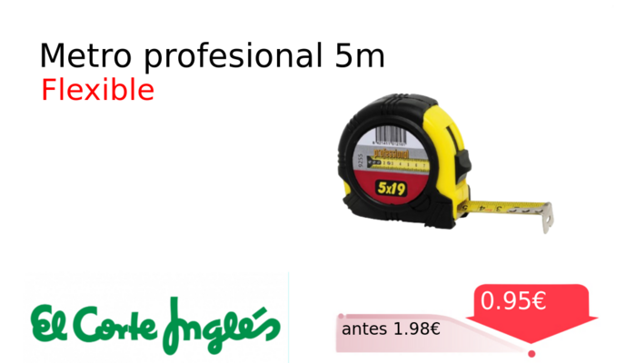 Metro profesional 5m