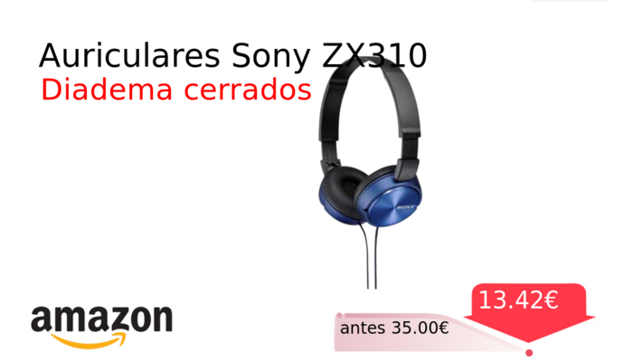 Auriculares Sony ZX310