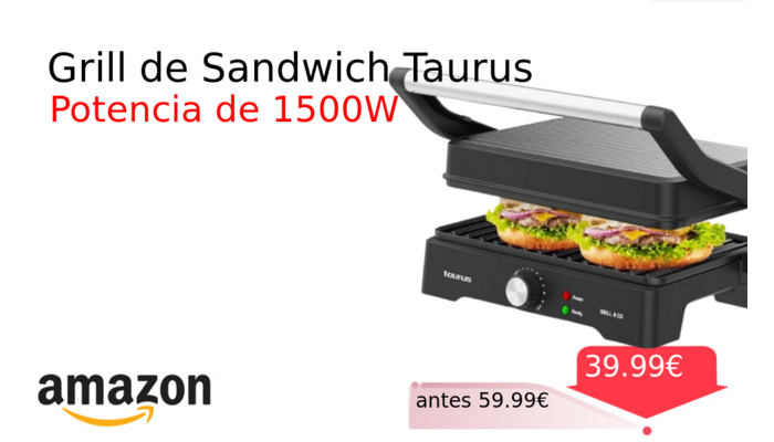 Grill de Sandwich Taurus