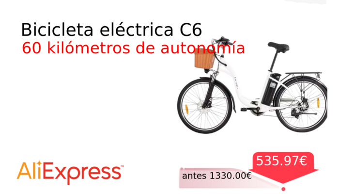 Bicicleta eléctrica C6