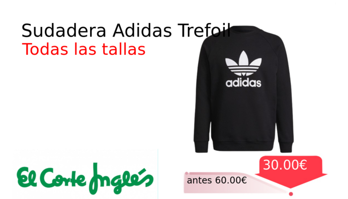 Sudadera Adidas Trefoil