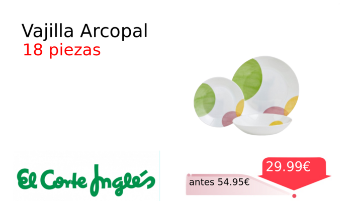 Vajilla Arcopal