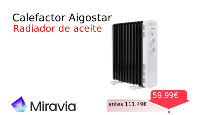 Calefactor Aigostar