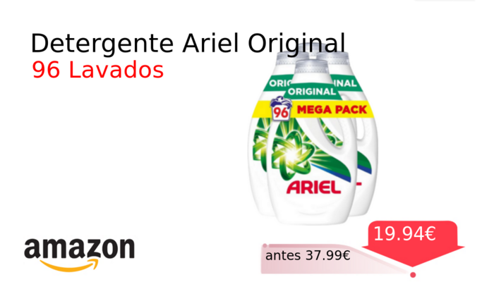 Detergente Ariel Original