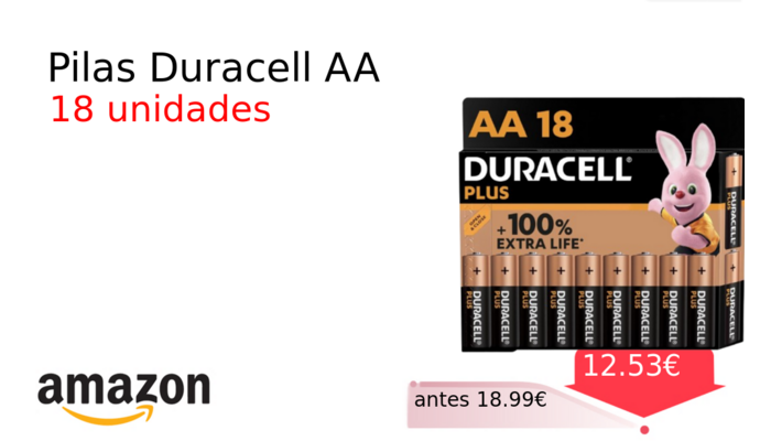 Pilas Duracell AA