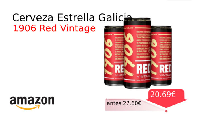 Cerveza Estrella Galicia