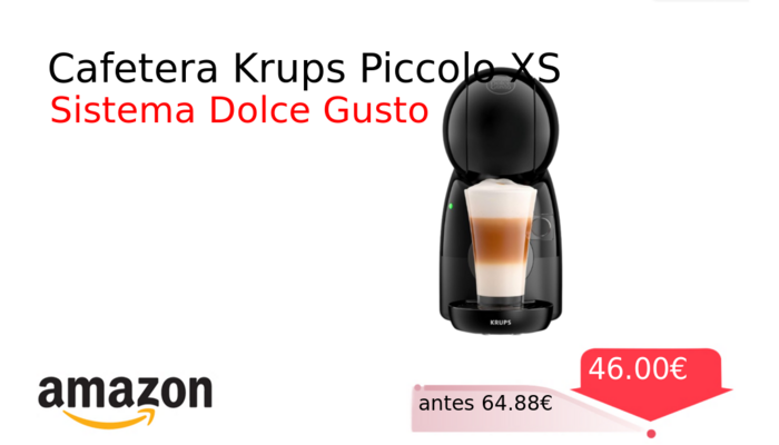 Cafetera Krups Piccolo XS