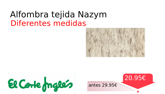 Alfombra tejida Nazym