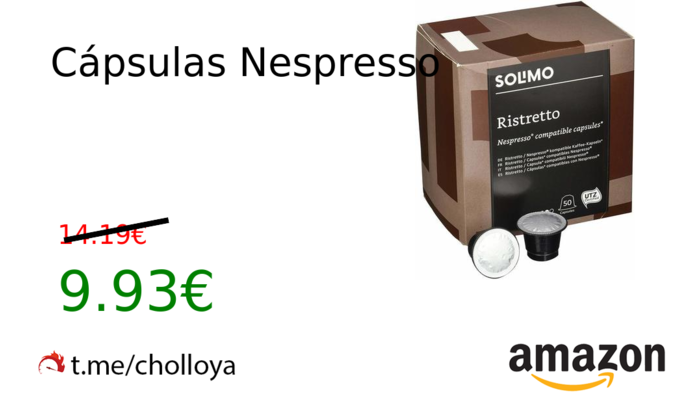 Cápsulas Nespresso