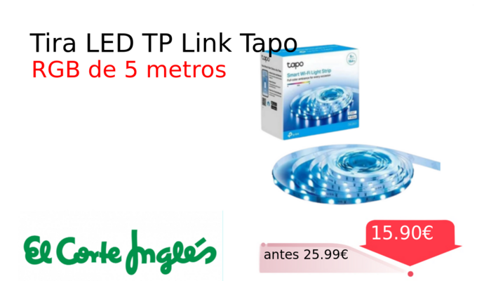 Tira LED TP Link Tapo