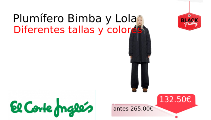 Plumífero Bimba y Lola