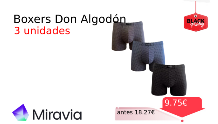 Boxers Don Algodón