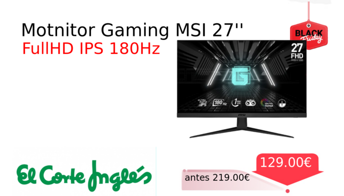 Motnitor Gaming MSI 27''